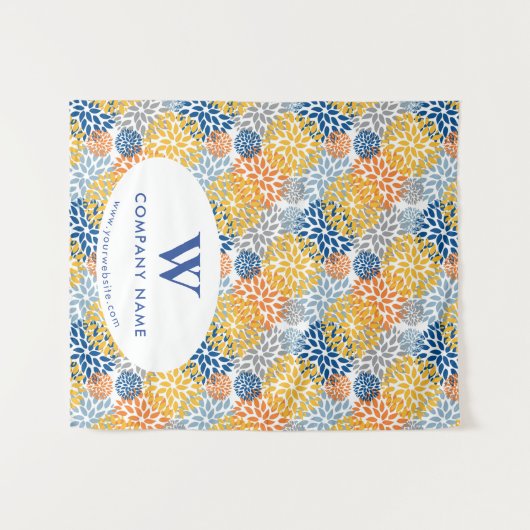 Übersicht für den benutzerdefinierten Geschäftstis Wandteppich (Vorderseite (Horizontal))