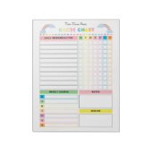 Übersicht Notepad für Kinder mit Belohnungs-Editor Notizblock (Rotiert)