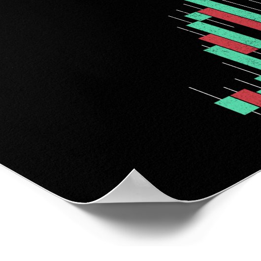 Übersicht Polygon Matic Coin Trading Crypto HODL Poster (Ecke)