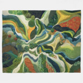 Übersicht über abstrakte Design-Luftoberflächen Fleecedecke (Vorderseite (Horizontal))