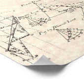 Übersicht über antike Navigationsdiagramme Poster (Ecke)