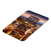 Übersicht über Boston nachts Magnet (Linke Seite)