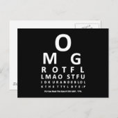 Übersicht über das Auge des Textes Postkarte (Vorne/Hinten)