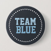 Übersicht über das Baby-Gender-Team Blue Chalkboar Button (Vorderseite)
