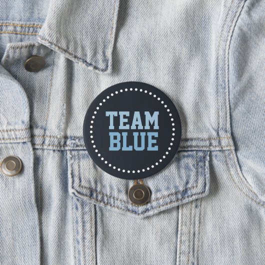 Übersicht über das Baby-Gender-Team Blue Chalkboar Button (Beispiel)
