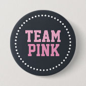 Übersicht über das Baby-Gender-Team Pink Chalkboar Button (Vorderseite)