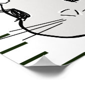 Übersicht über das Blumenwachstum bei Hasen Poster (Ecke)