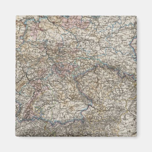 Übersicht über das Deutsche Reich Magnet (Vorne)