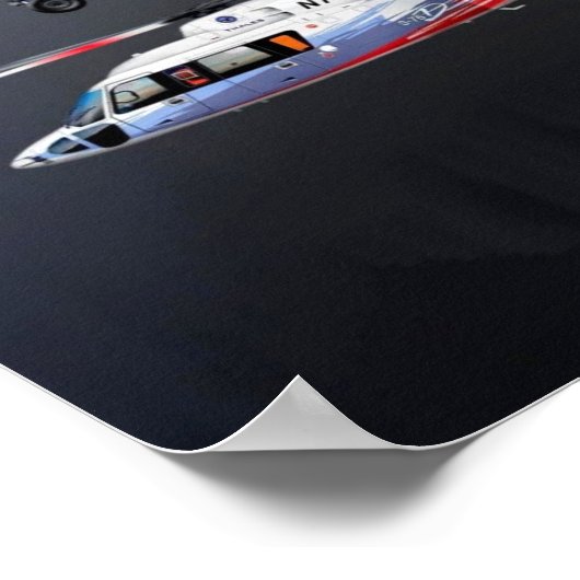 Übersicht über das Helikopter-Poster Poster (Ecke)