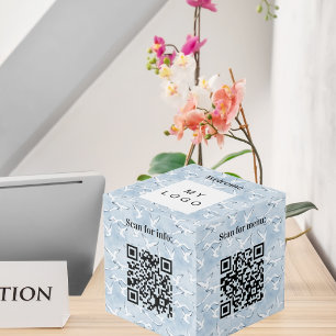 Übersicht über das Logo für das Seebad QR-Codes Würfel