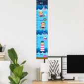 Übersicht über das Wachstum von Affen-Mädchen in R Poster (Heimbüro)