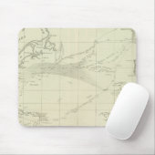 Übersicht über den Atlantischen Ozean Mousepad (Mit Mouse)