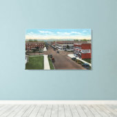 Übersicht über den Geschäftsverkehr Leinwanddruck (Insitu (Holzboden))