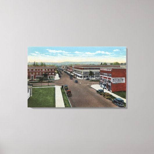 Übersicht über den Geschäftsverkehr Leinwanddruck (Vorderseite)