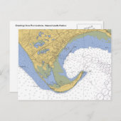 Übersicht über den Hafen der Provinz MA Postkarte (Vorne/Hinten)