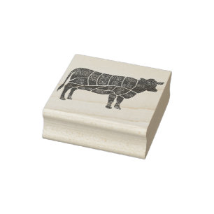 Übersicht über den Rinderbutter Gummistempel