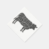 Übersicht über den Rinderbutter Serviette (Ecke)