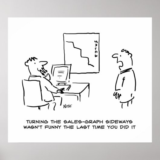 Übersicht über den Verkauf von Büros Poster (Vorne)