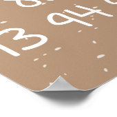 Übersicht über die Anzahl der Kinder Poster (Ecke)