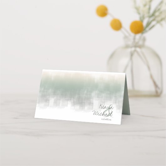 Übersicht über die Aquarellfarben, Tabelle Sage-ID Platzkarte (Rückseite)