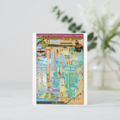 Übersicht über die biblische Genealogie Postkarte (Stehend Vorderseite)