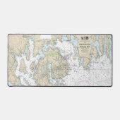 Übersicht über die Buchten und Anflüge in Frankrei Schreibtischunterlage (Vorderseite)