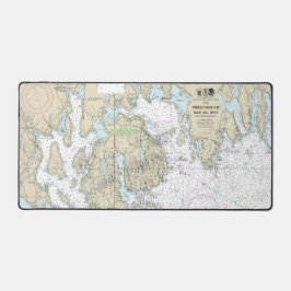 Übersicht über die Buchten und Anflüge in Frankrei Schreibtischunterlage