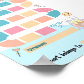 Übersicht über die Einhornbelohnungen Poster (Ecke)