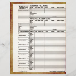 Übersicht über die Familiengeschichte