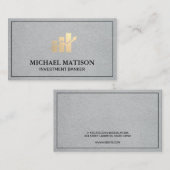 Übersicht über die finanziellen Bar | Bestandsanal Visitenkarte (Vorne/Hinten)