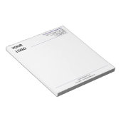 Übersicht über die Firmenadressen im Business Note Notizblock (angewinkelt)