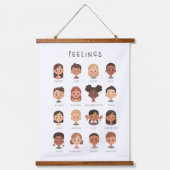 Übersicht über die Gefühl, Calming-Techniken Wandteppich Mit Holzrahmen (Vorderseite)