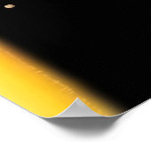 Übersicht über die Größe des Sonnensystems der NAS Poster (Ecke)