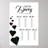 Übersicht über die grünen Karton Poster (Vorne)