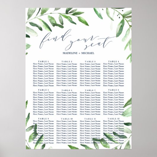 Übersicht über die Hochzeiten der Olive Branch Boh Poster (Vorne)
