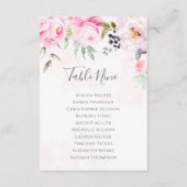 Übersicht über die Hochzeitssitze der Rosa-Peonie (Rückseite)