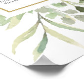 Übersicht über die Hochzeitssitze im Grünen Poster (Ecke)