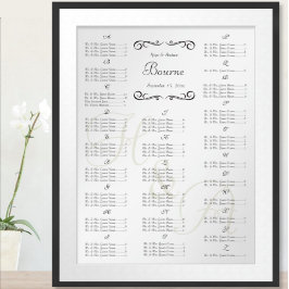 Übersicht über die Hochzeitssondersitzungen Poster