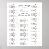 Übersicht über die Hochzeitssondersitzungen Poster (Vorne)