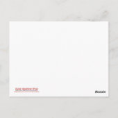 Übersicht über die japanische Richtung Postkarte (Rückseite)