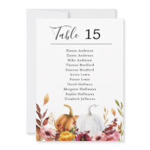 Übersicht über die Kartensitze im Herbst