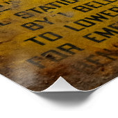 Übersicht über die Kommunikation von Mine Shaft Poster (Ecke)