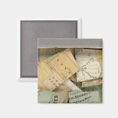 Übersicht über die Kontur, USA Magnet (Vorderseite/Rückseite)