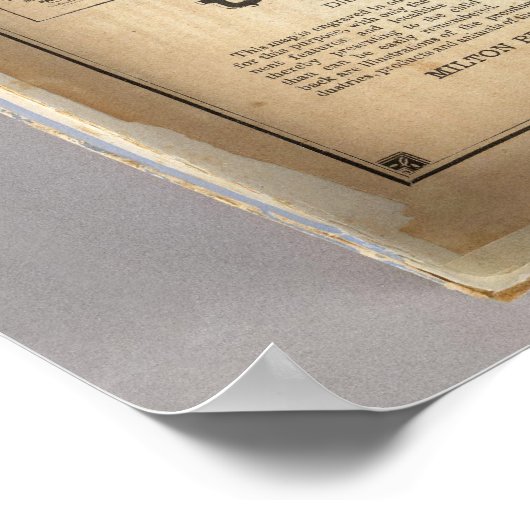 Übersicht über die Kontur, USA Poster (Ecke)