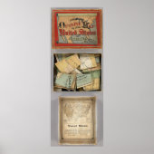 Übersicht über die Kontur, USA Poster (Vorne)