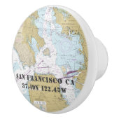 Übersicht über die Länge des Breitengrads in San F Keramikknauf (Rechts)