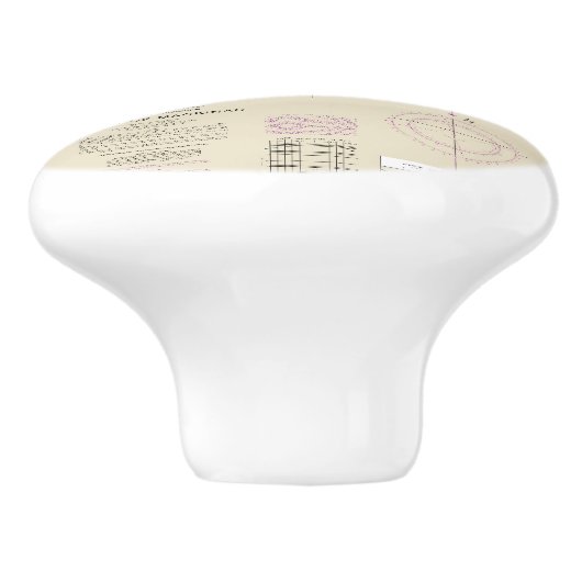 Übersicht über die Länge des nördlichen Breitengra Keramikknauf (Seitenansicht)