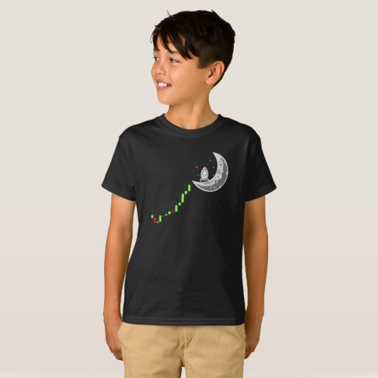 Übersicht über die mondähnliche Evolution des Geld T-Shirt (Vorne ganz)