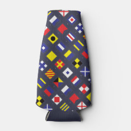 Übersicht über die nautische Flagge Flaschenkühler