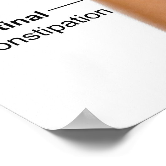 Übersicht über die Nebenwirkungen von Opioid Hydro Poster (Ecke)